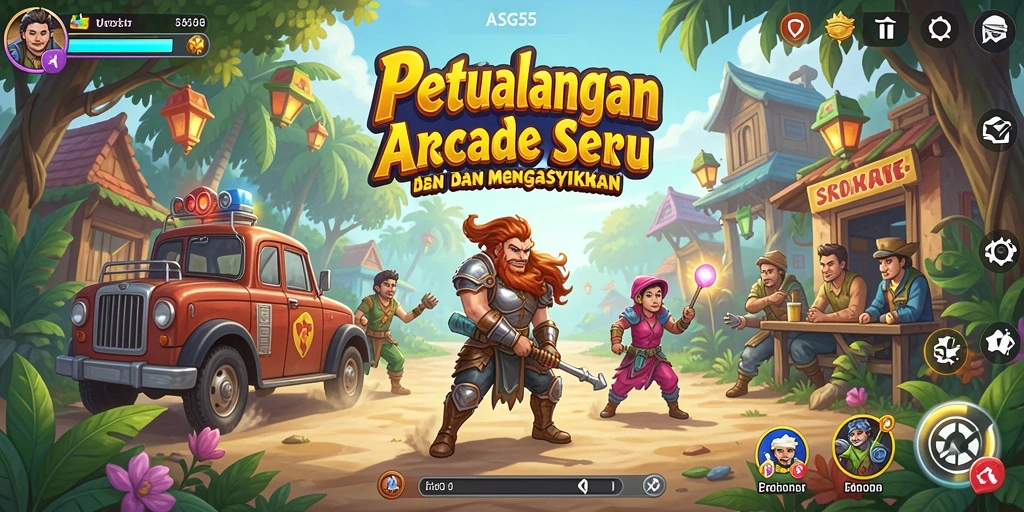 Tampilan gameplay ASG55 yang penuh aksi dan tantangan.