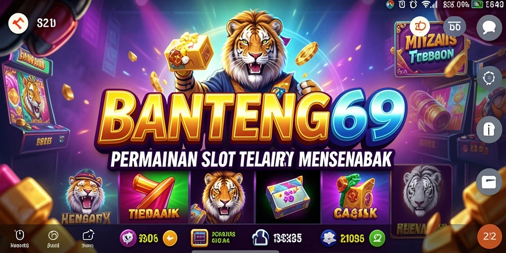 Tampilan gameplay menawan BANTENG69 dengan efek suara yang mengasyikkan.