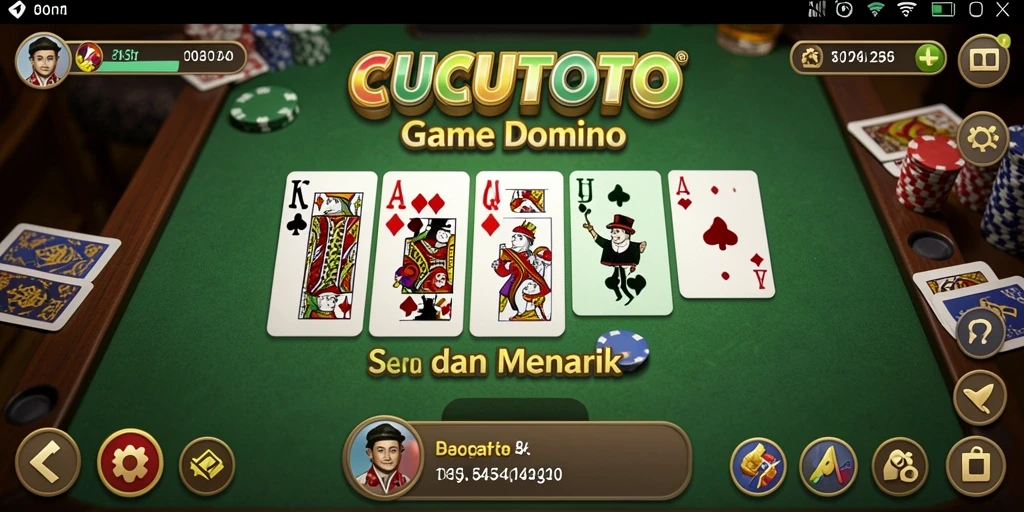 Tampilan gameplay seru dan menantang di CUCUTOTO.
