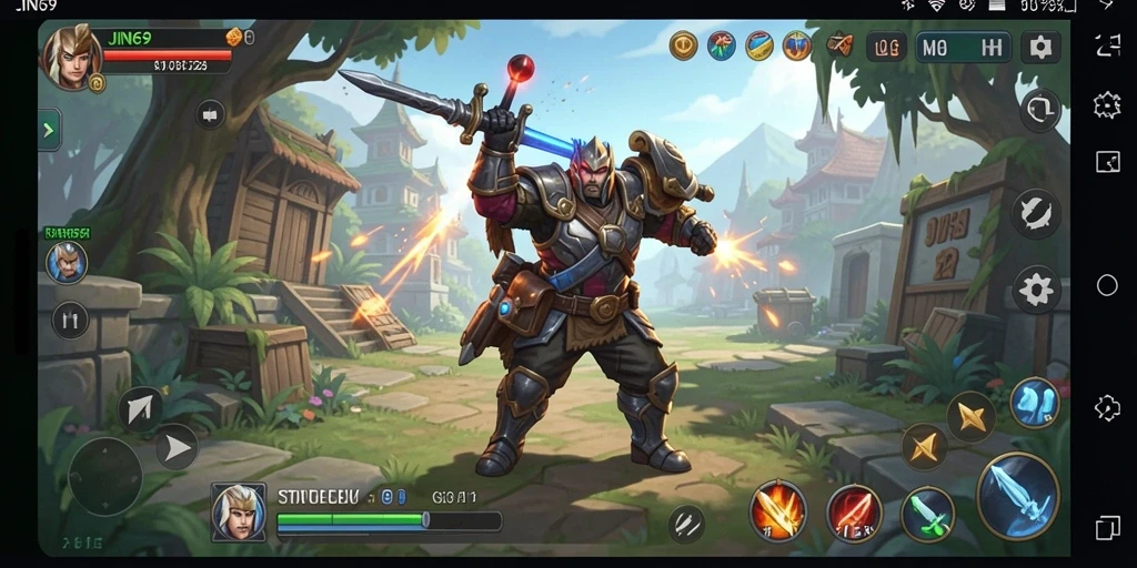 Tampilan gameplay menarik dari JIN69, penuh strategi dan aksi.