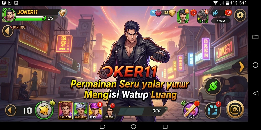 Screenshot JOKER11 menampilkan gameplay yang ceria dan penuh tantangan.