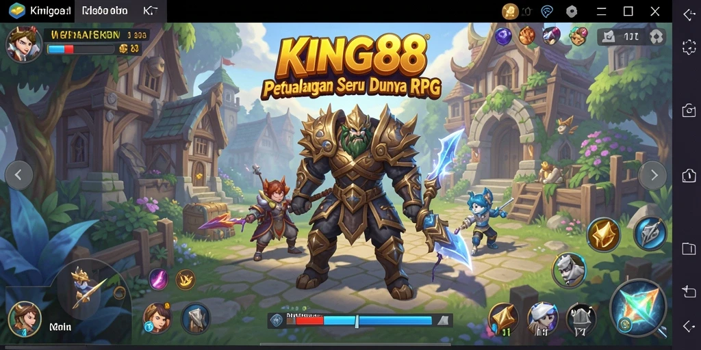 Tampilan gameplay RPG KING88 yang mendebarkan dan penuh strategi.