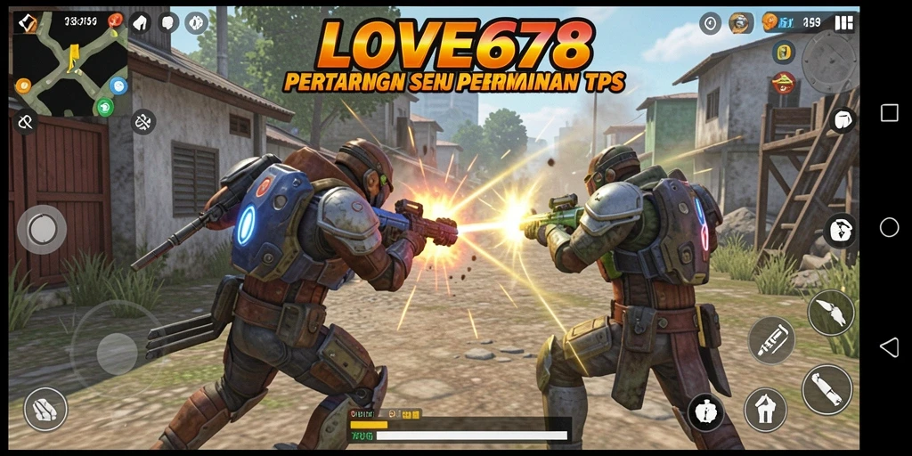 Gameplay LOVE678 yang seru dan mendebarkan dalam TPS.