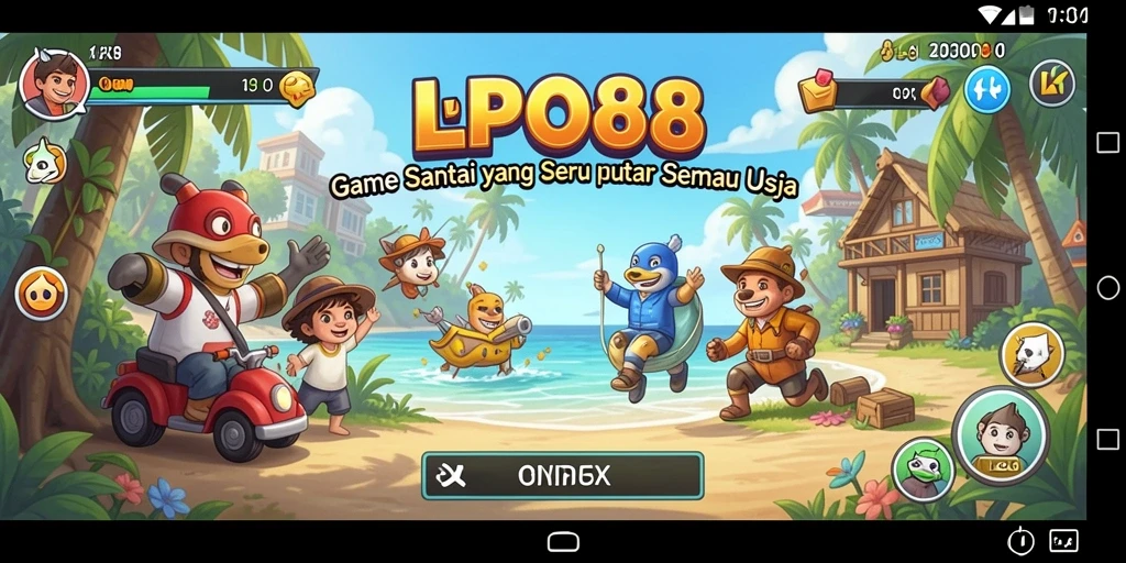 Tampilan gameplay yang menarik dan penuh warna di LPO88.
