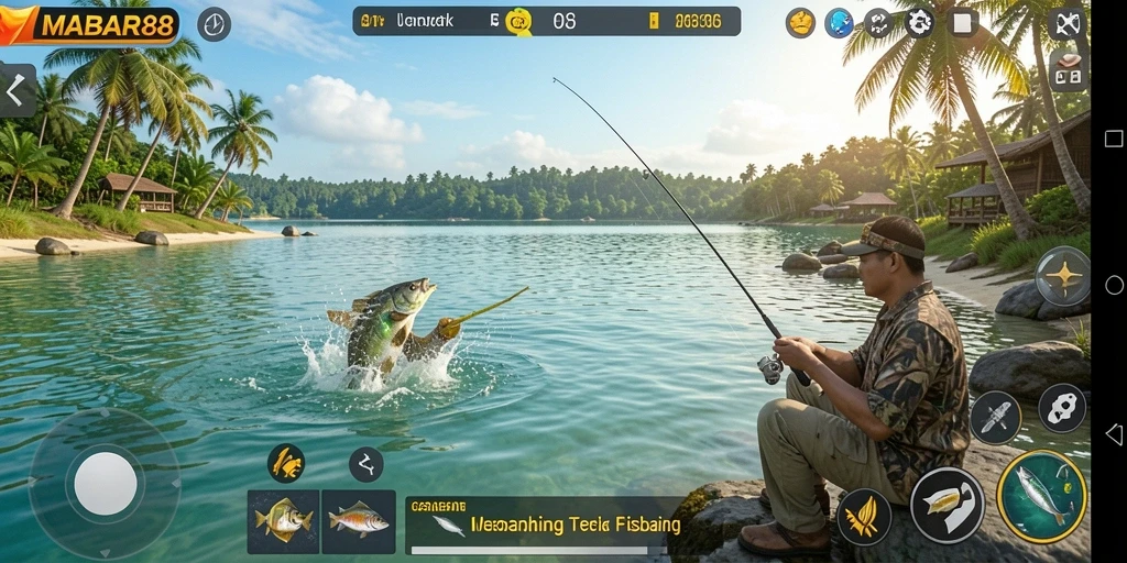 Tangkapan ikan yang beragam dalam gameplay MABAR88.