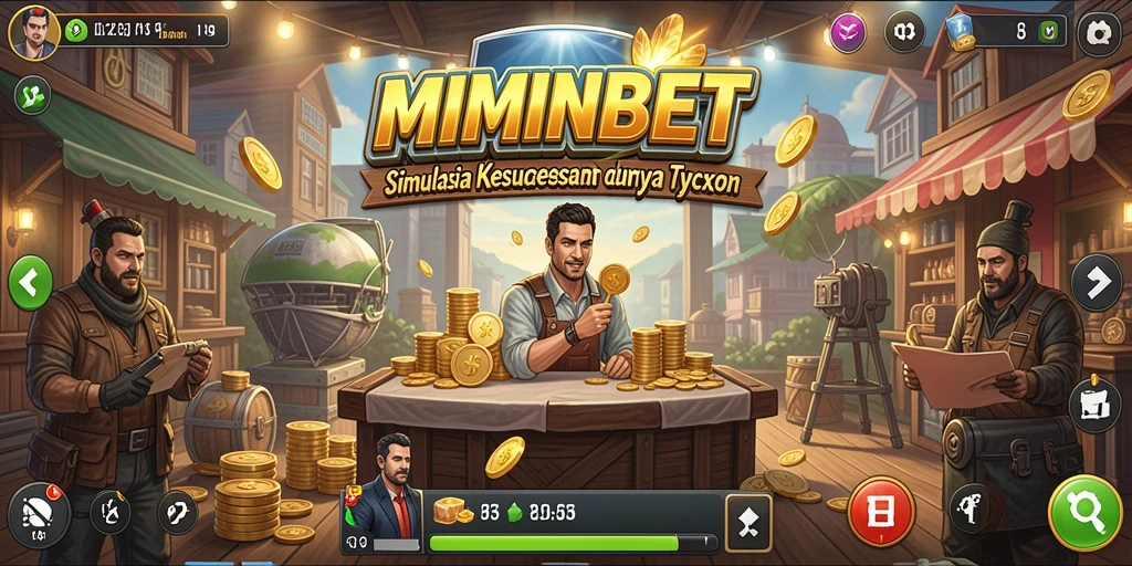 Gameplay seru dalam MIMINBET dengan pengelolaan bisnis yang menantang.