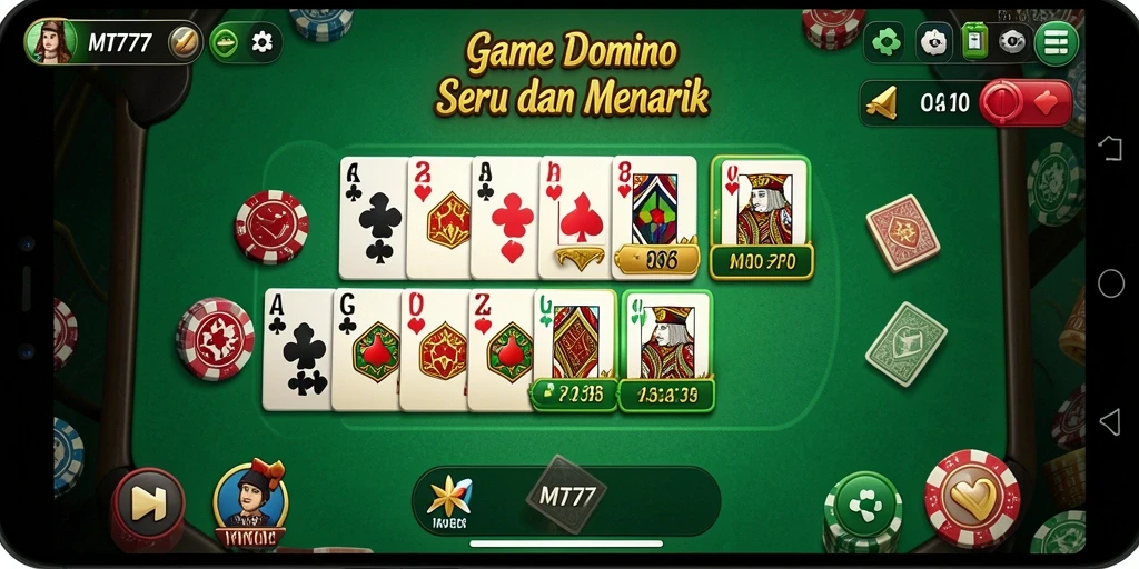 Tampilan utama gameplay MT777 yang menegangkan dan seru.