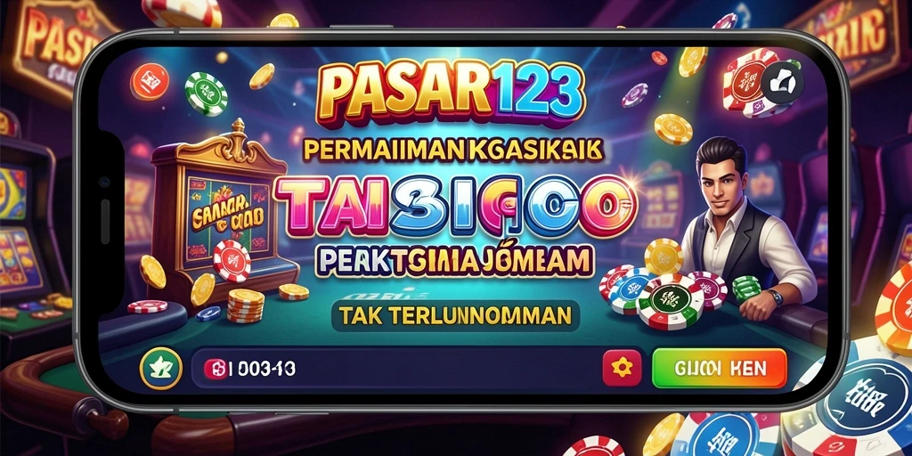 Screenshot gameplay PASAR123 dengan grafis kasino yang menarik.