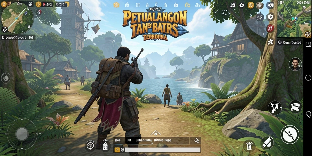 Screenshot PCPC7 menampilkan eksplorasi menakjubkan dalam dunia terbuka.