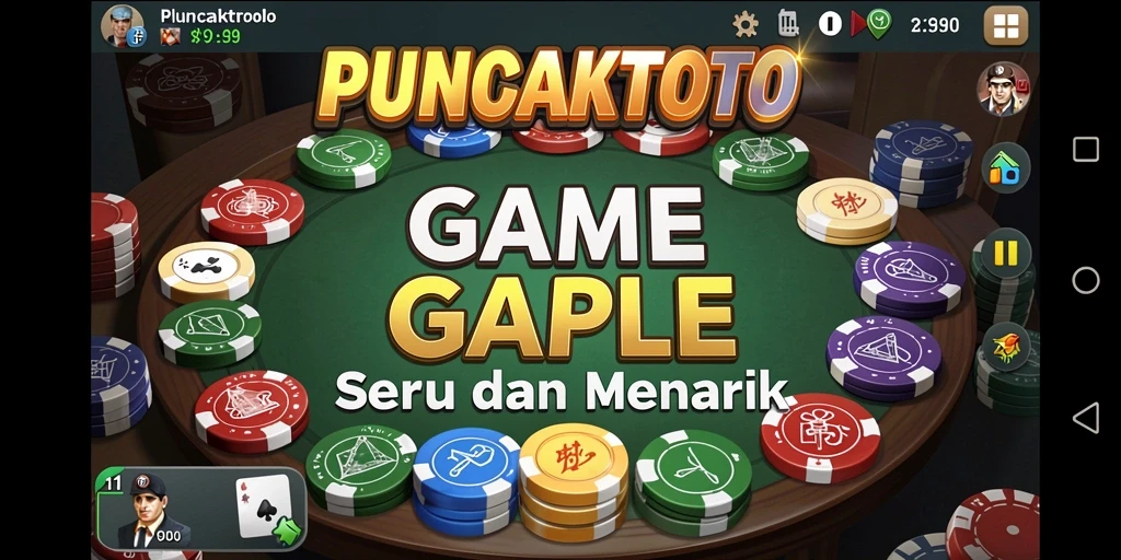 Screenshot gameplay PUNCAKTOTO yang mendebarkan.