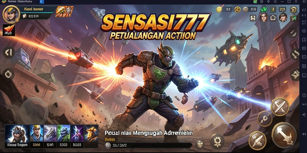 Gameplay SENSASI777 yang mendebarkan dan penuh aksi.