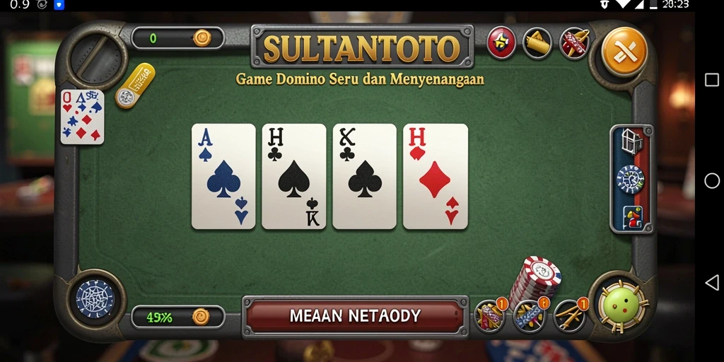 Tampilan gameplay SULTANTOTO yang seru dan interaktif.