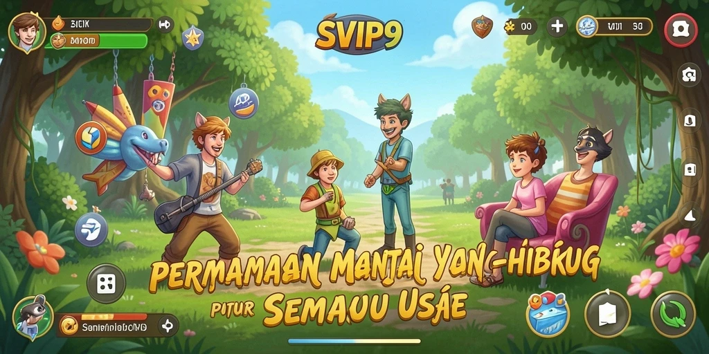 Menampilkan gameplay seru dan menghibur dari SVIP9.