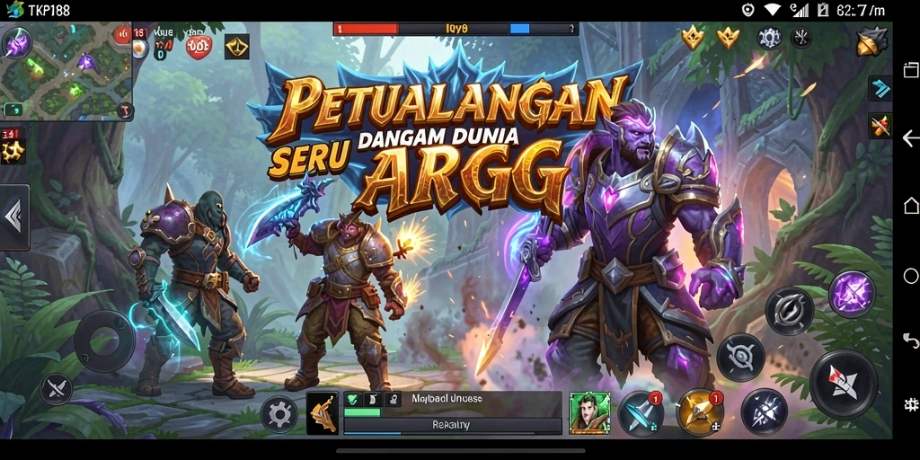 Tampilan gameplay ARPG yang menegangkan di TKP188.